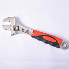 6"/8"/10"/12" inch Adjustable Wrench Injected Grip Plumbing Hand Spanner