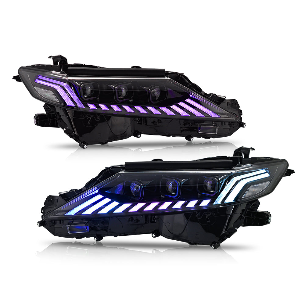 RGB Headlights For 2018-2024 Toyota Camry LE SE XLE XSE TRD (Audi Model)