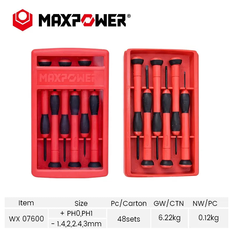 6pcs Mobile Phone Mini Repair Slotted Phillips Precision Screwdriver Set