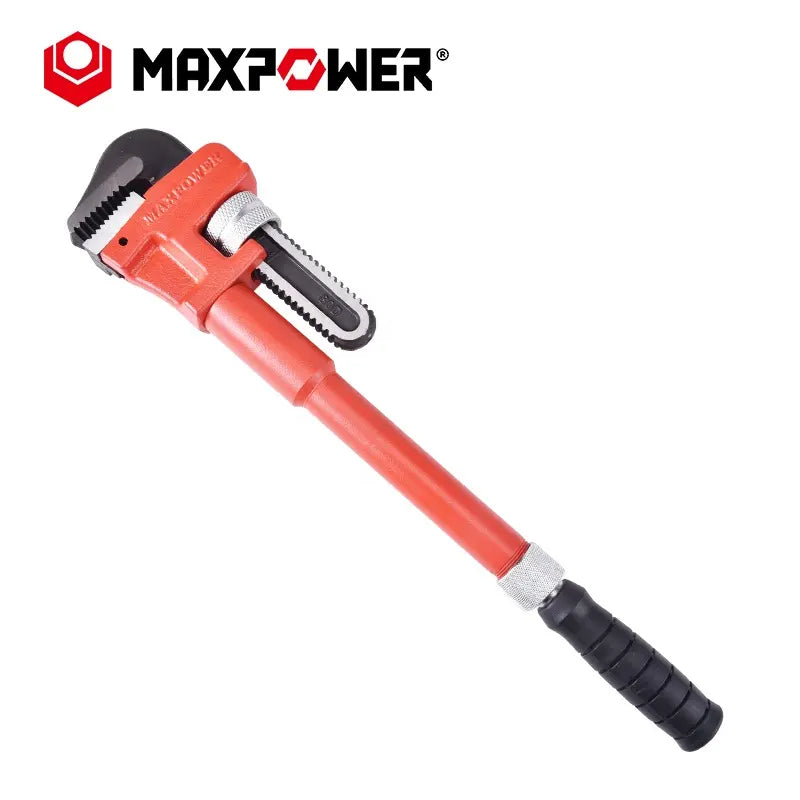 8'' - 48" Straight Adaptable Cheater Pipe Wrench Adjustable Labor Saving Pipe Wrench