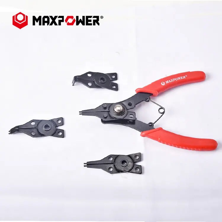 4pcs Jaw Heads Ring Remover Retaining Tool Snap Ring Plier