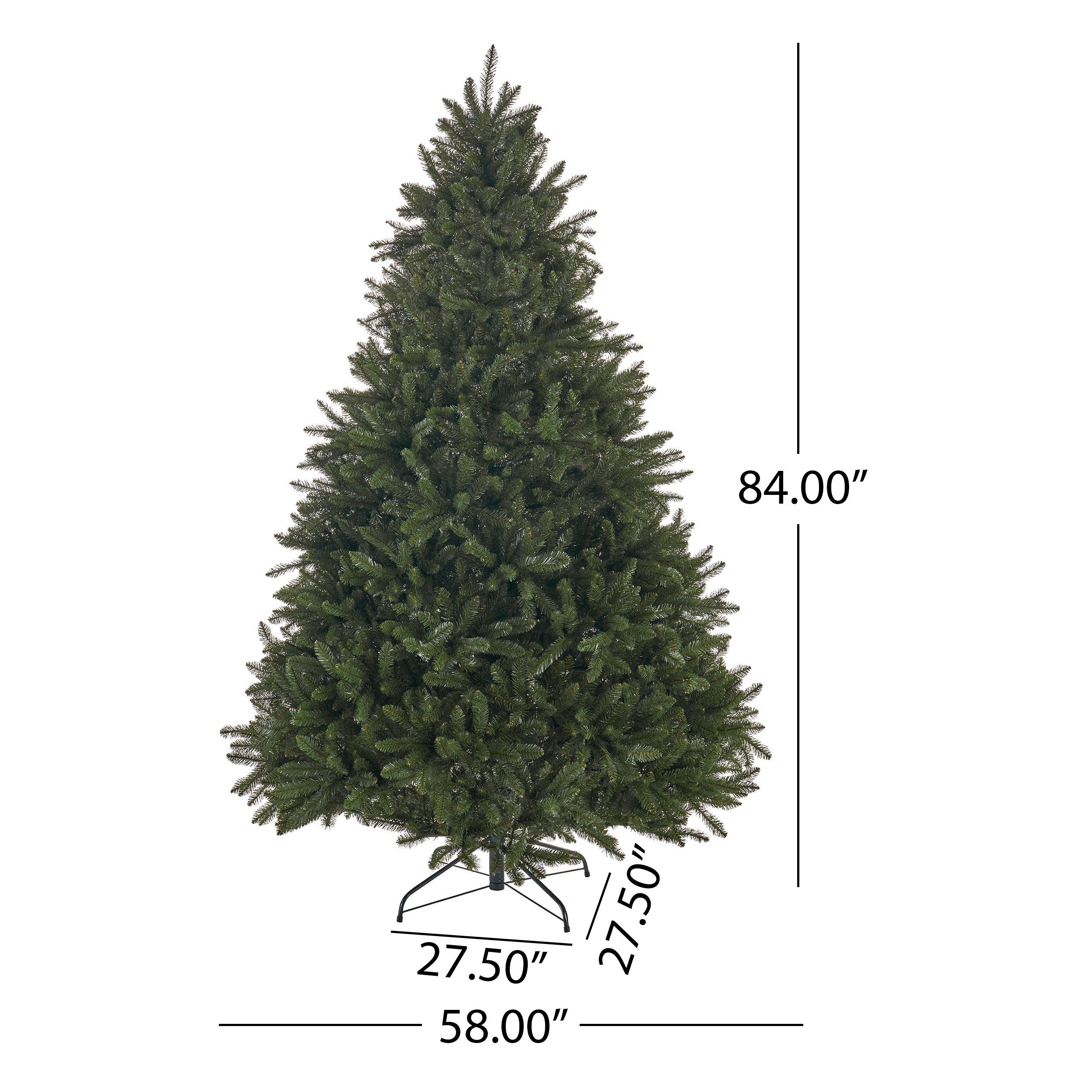 7 'Norway Hinged Tree with 2231 Tips,Dia:58