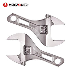 4.5/5.5/6/8 inch Adjustable Large Opening Stubby Wrench Sink Hand Tool Short Handle Wrench