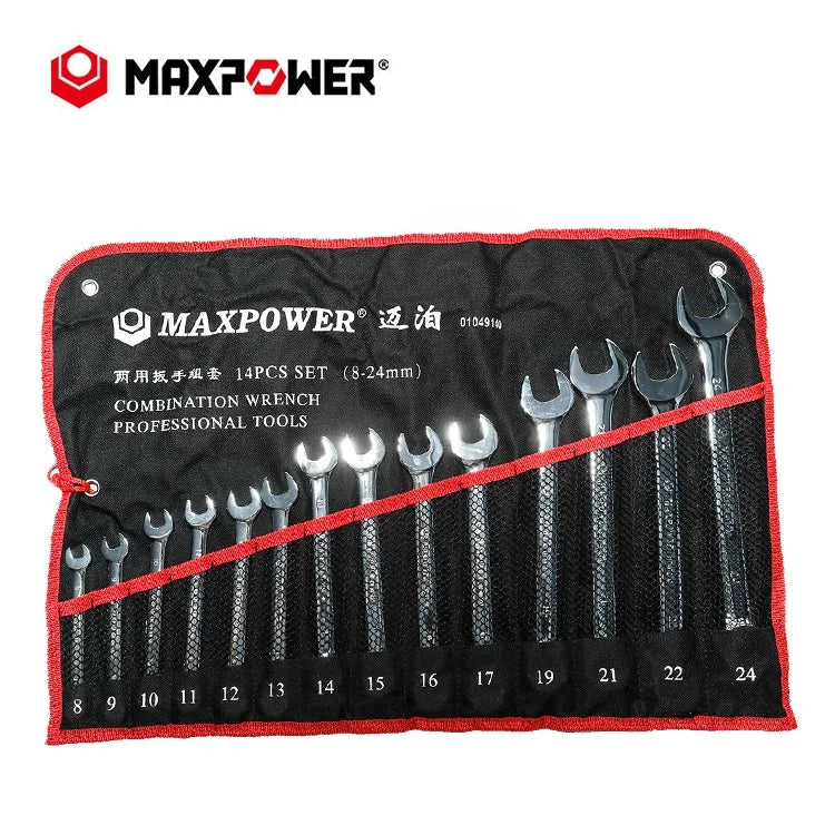 Multifunctional Hand Tools 14pcs Combination Spanner Set