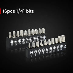 32in 1 Screwdriver Bits Multi Socket Set for Mobile Phones, Laptops Multi -functional Repair Tools, Phillips, Slotted