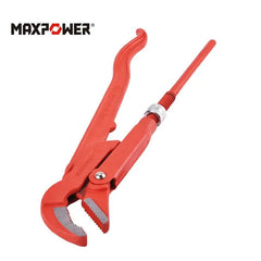 Household tools industrial grade 45 degree Angled CRV Swedish Pattern Pipe Wrench