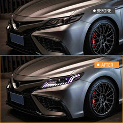 RGB Headlights For 2018-2024 Toyota Camry LE SE XLE XSE TRD (Audi Model)