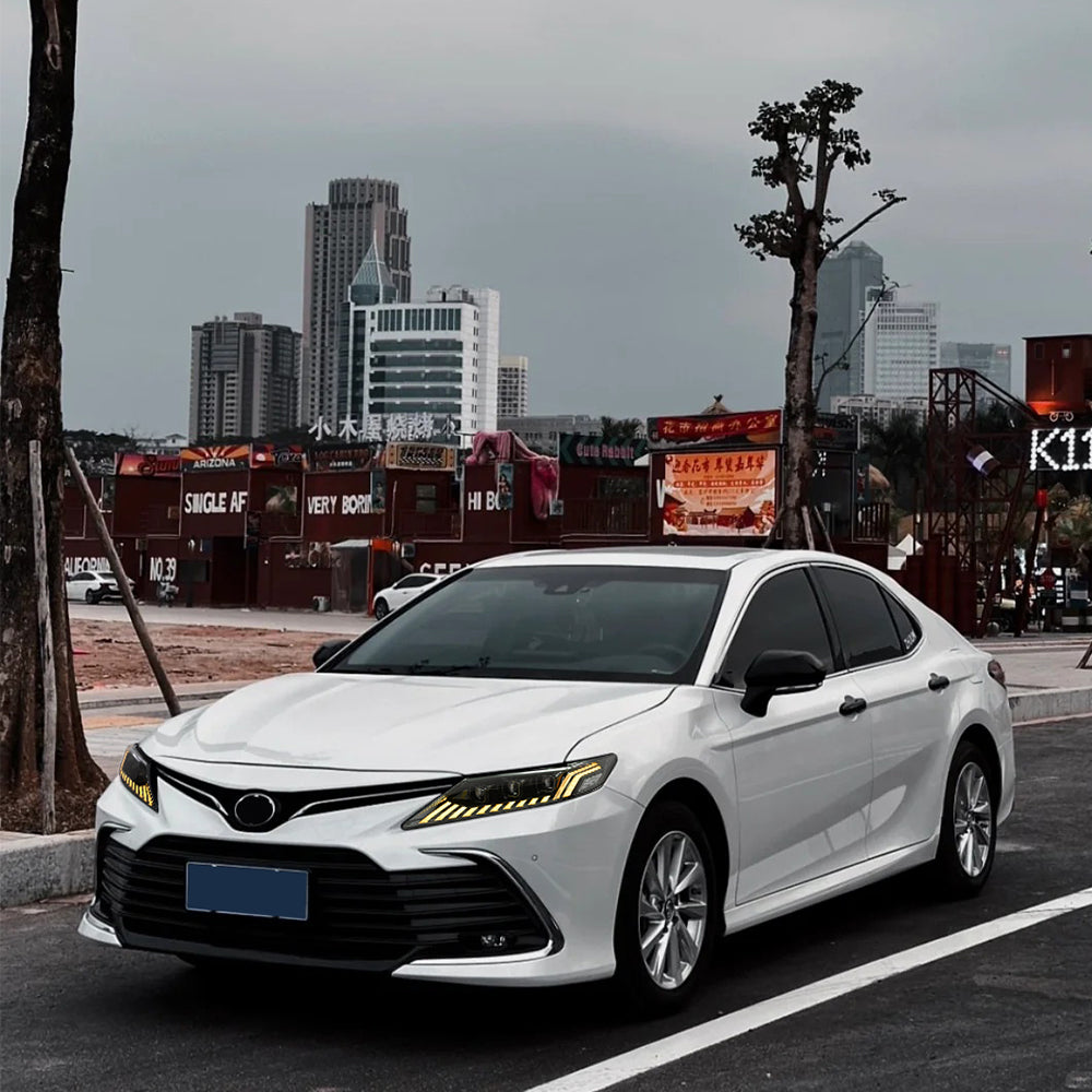 RGB Headlights For 2018-2024 Toyota Camry LE SE XLE XSE TRD (Audi Model)