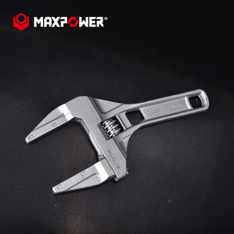 Adjustable Wrench Large Opening Bathroom Spanner Wrenches Wide Jaw 16-68mm Alloy Steel Spanner Wrenches