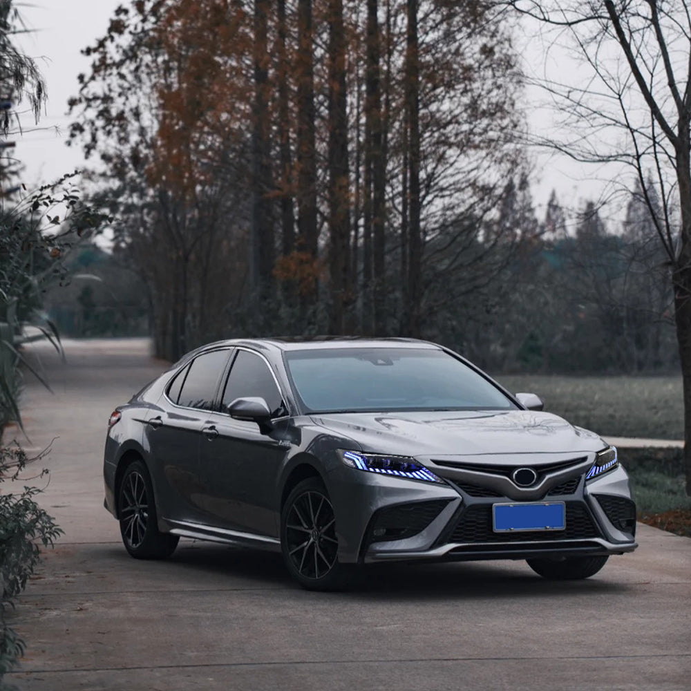 RGB Headlights For 2018-2024 Toyota Camry LE SE XLE XSE TRD (Audi Model)