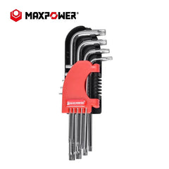 9pcs Long Arm Torx Key Set Socket Hex Allen Key Wrench Set