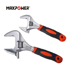 6"/8"/10"/12" inch Adjustable Wrench Injected Grip Plumbing Hand Spanner