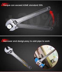 15"/18"/24"/30" Adjustable Tapered Long Handle Wrench