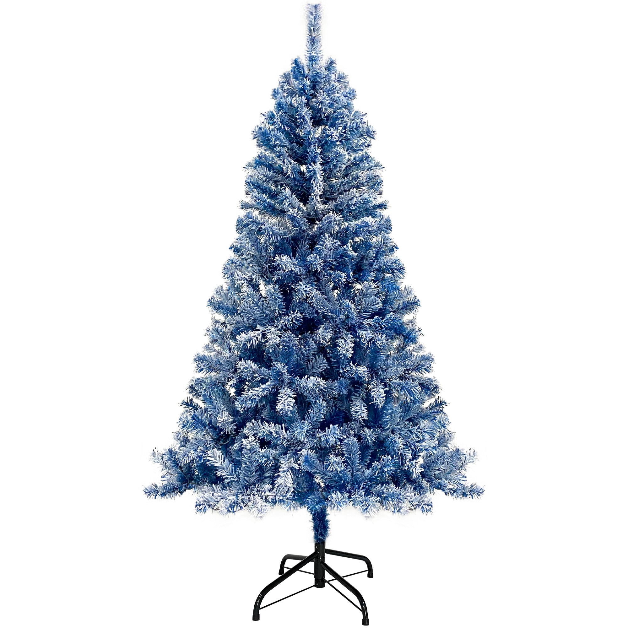 6FT pre ignited hinge chain artificial fir Christmas tree, Christmas tree snowflake flocking person with 750 Christmas branches