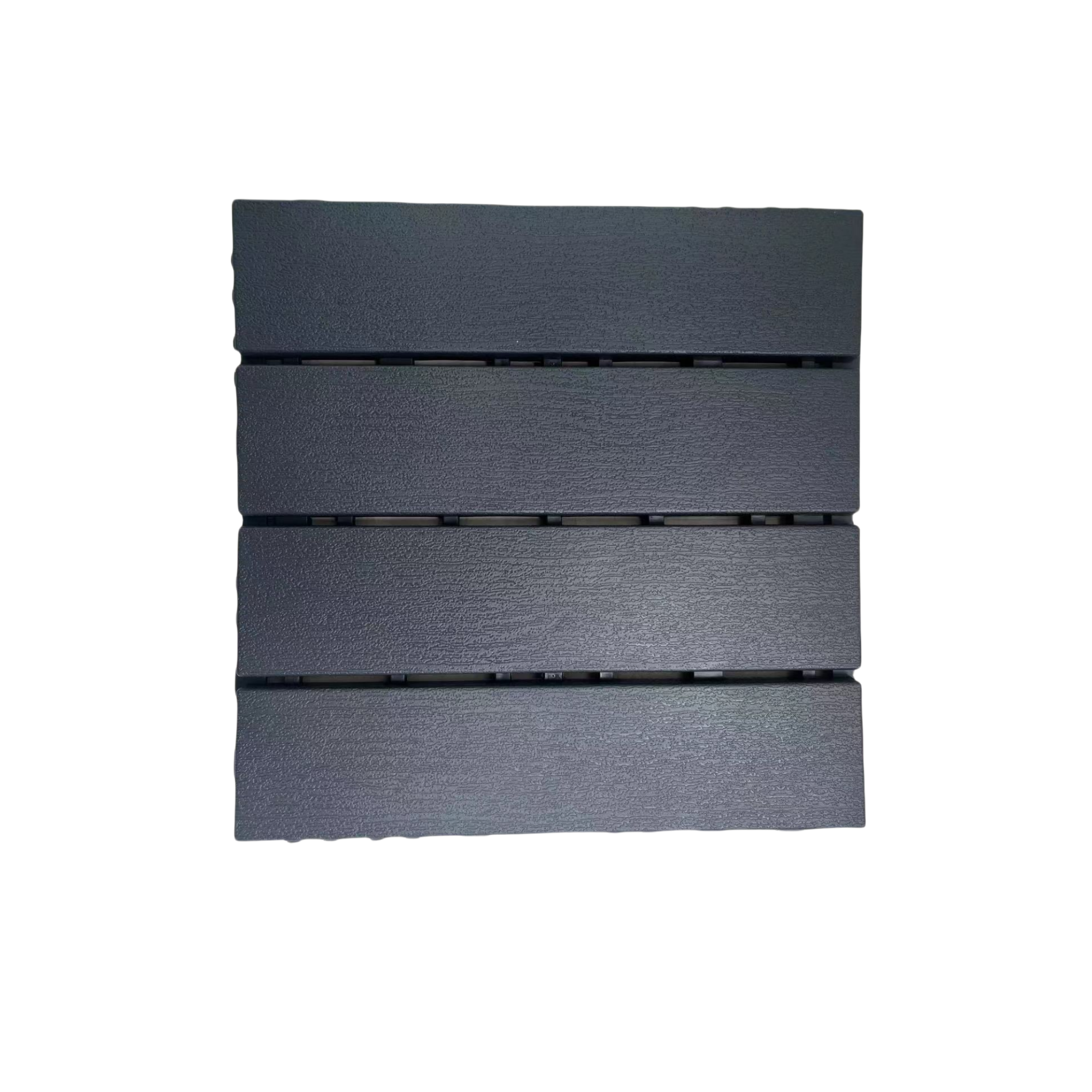 Plastic interlocking deck tiles, 36 terrace deck tiles, 12 "x12" square waterproof, terrace floor tiles, gray