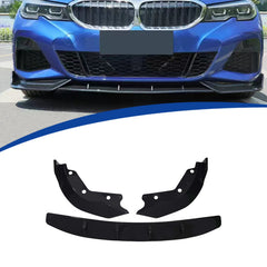 Omnibaz front shovel front lip is suitable for 20-22 BMW 3 Series G20 front shovel front lip 3-section FD competitive model