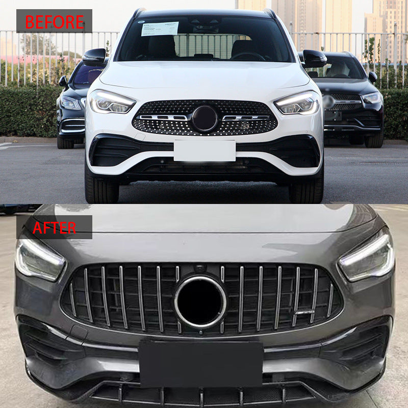 Omnibaz grille for Mercedes-Benz 2020-2023 GLA H247 sports version modified GT vertical grille grille