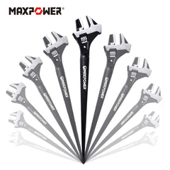 4 IN 1 Multi-Func Adjustable Wrench Ratchet Iron Spud Construction Plumbing Bolts Tapered Wrench