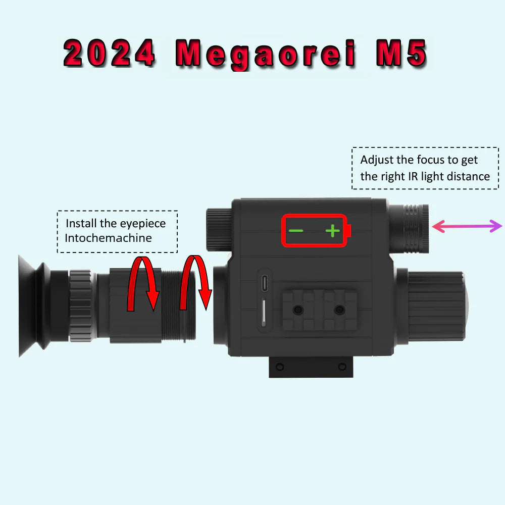 2024 Megaorei M5 Infrared Night Vision Telescope
