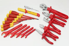 1000 Volt 18pcs VDE Insulated Tool Set, voltage tester and Pliers and Screwdriver Electricians Tool