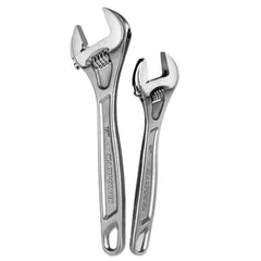 6"/8''/10''/12''/15'' Chrome Plated Adjustable Wrench Set Monkey Wrench Wide Opening