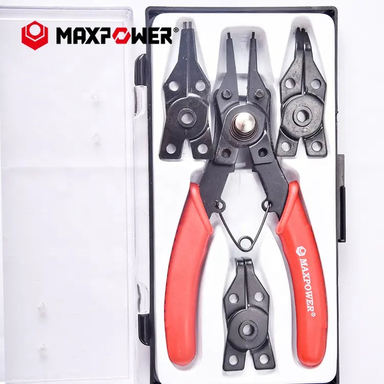 4pcs Jaw Heads Ring Remover Retaining Tool Snap Ring Plier