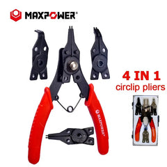 4pcs Jaw Heads Ring Remover Retaining Tool Snap Ring Plier