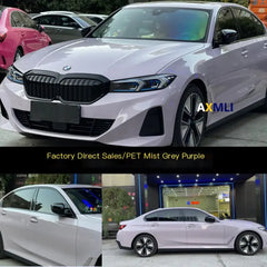 Pet Grey Purple Car Wrap Film for Motorcycle (Factory Direct)