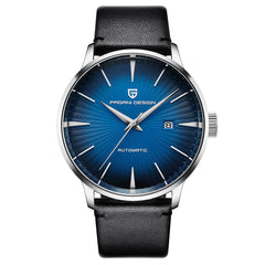 PAGANI DESIGN Men's Genuine Leather Automatic Watch